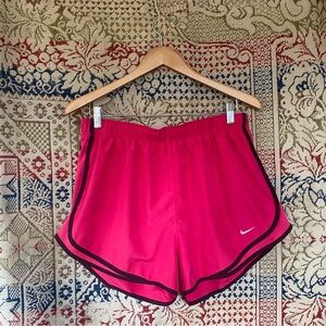 Nike Dri Fit Shorts Hot Pink Running Workout Athletic XL